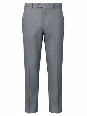 Zanella Todd Men’s 38 Gray Wool Dress Pants Natural Stretch Made Italy